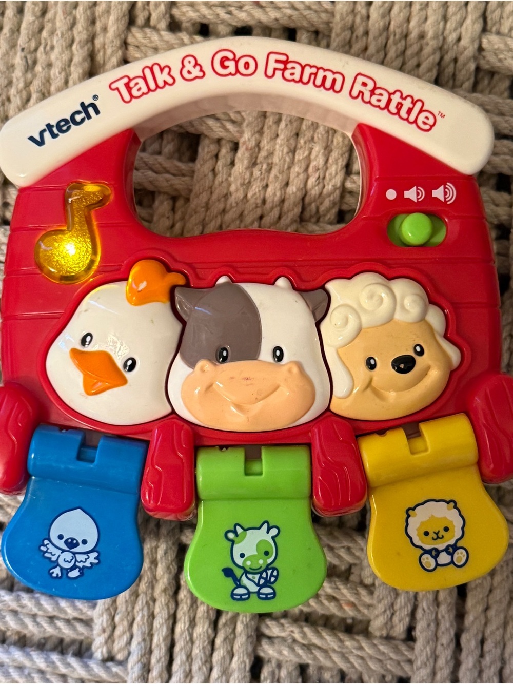 VTech Talk & Go Farm Rattle Tested Working Lights Sounds Songs